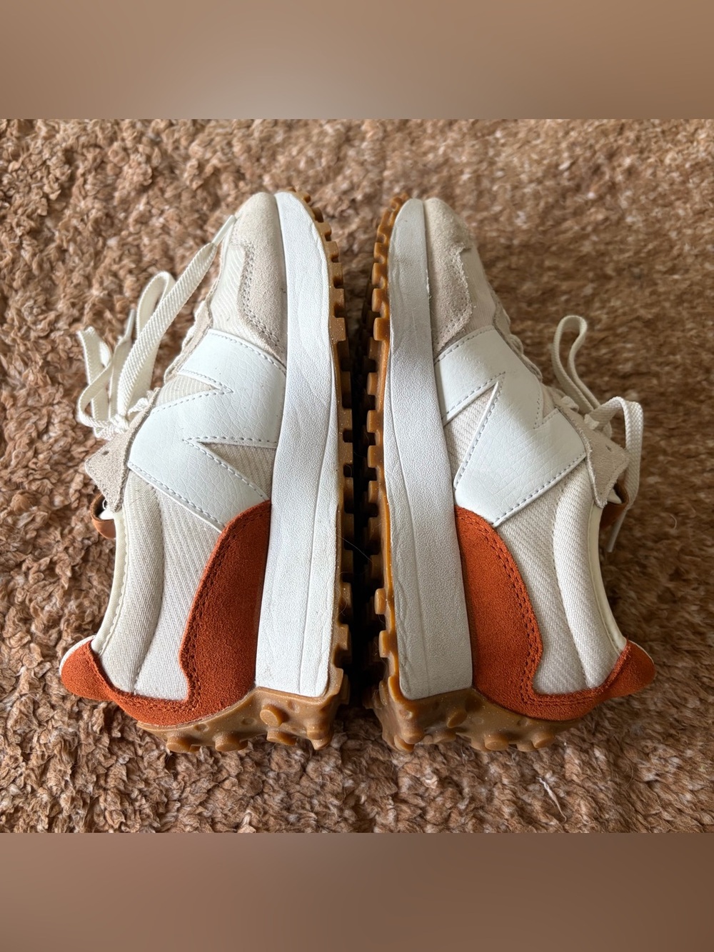 Size 5.5 - New Balance 327 Sea Salt Rust Oxide W - Picture 7 of 9